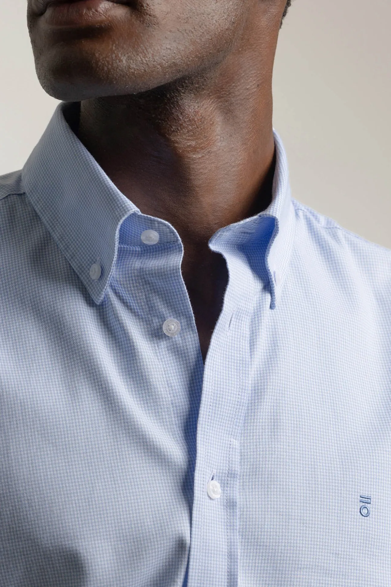 Camisa slim fit pata de gallo