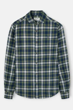Camisa sport cuadro tartan bicolor