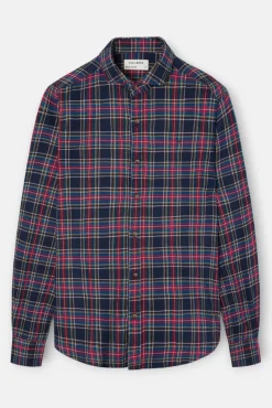 Camisa sport cuadro tartan bicolor
