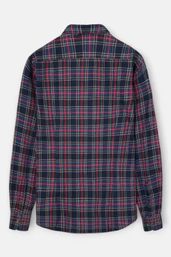 Camisa sport cuadro tartan bicolor