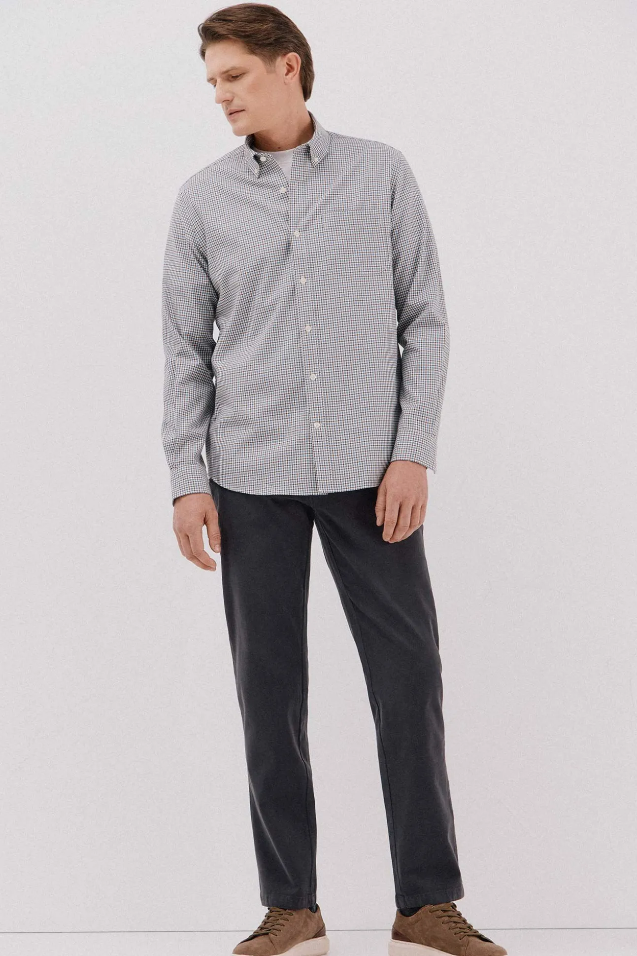 Camisa twill cuadros