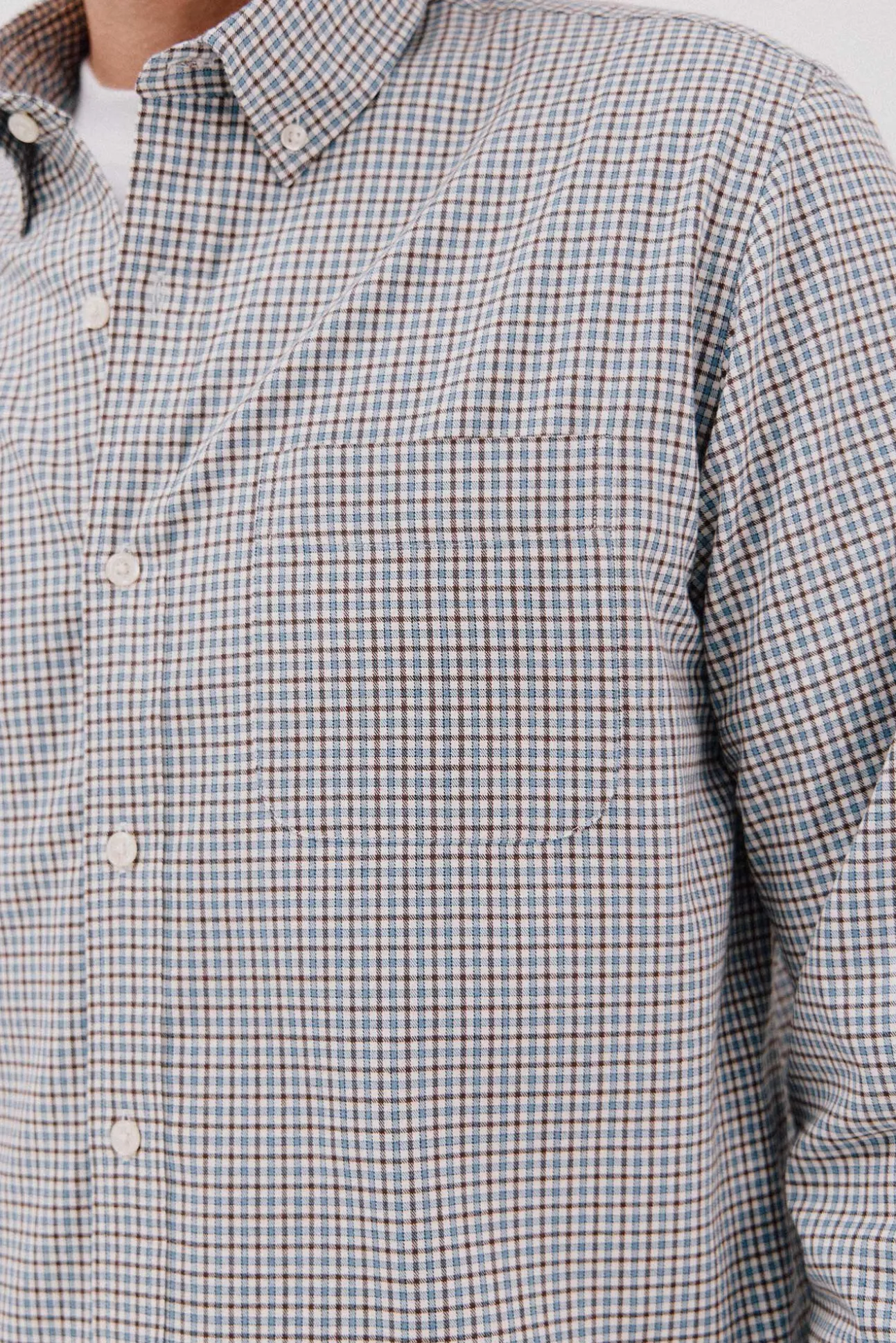Camisa twill cuadros