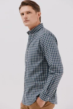 Camisa twill cuadros