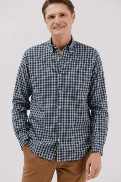 Camisa twill cuadros