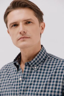 Camisa twill cuadros