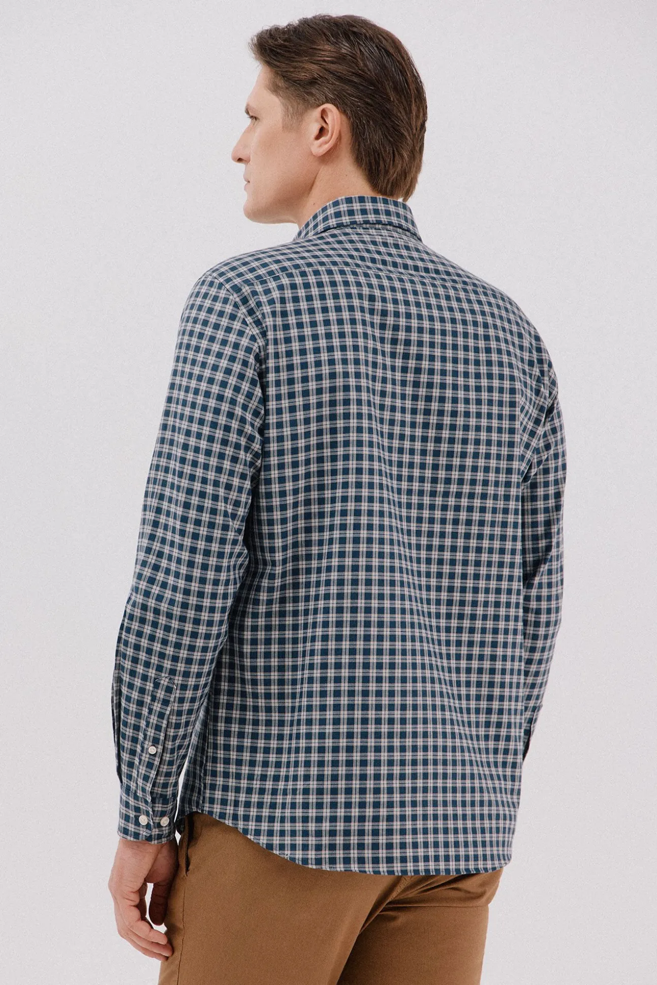 Camisa twill cuadros