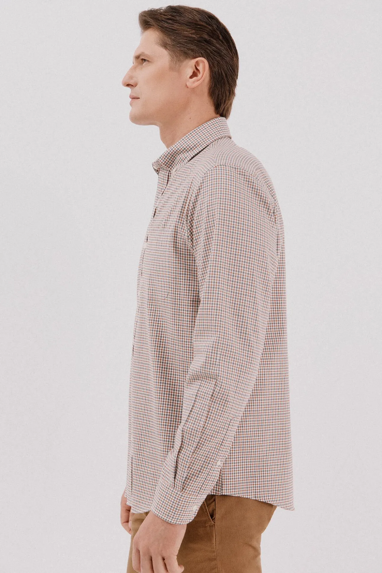 Camisa twill cuadros