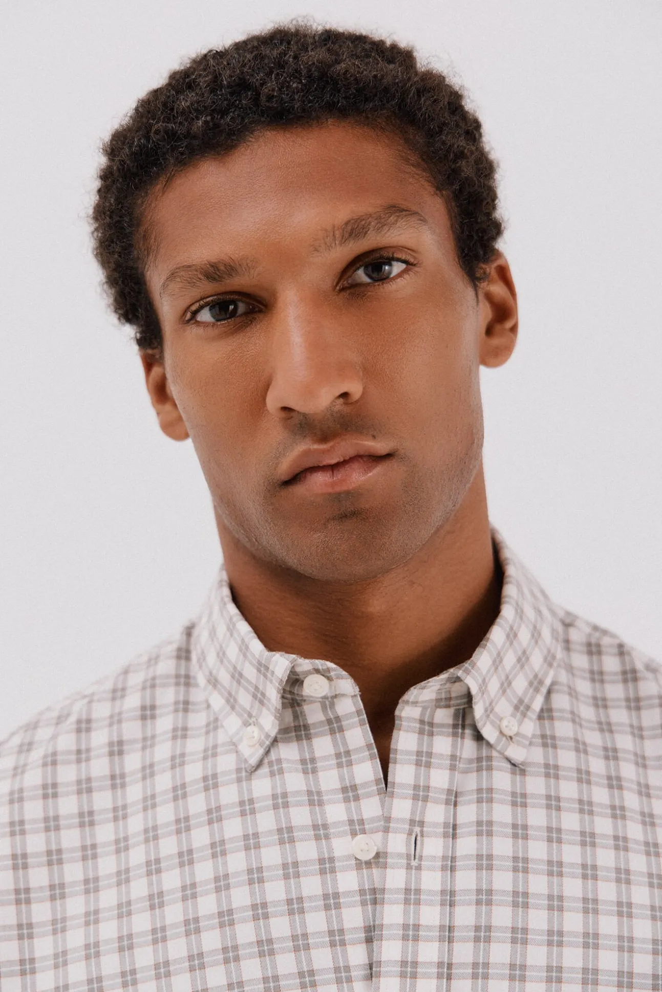 Camisa twill cuadros