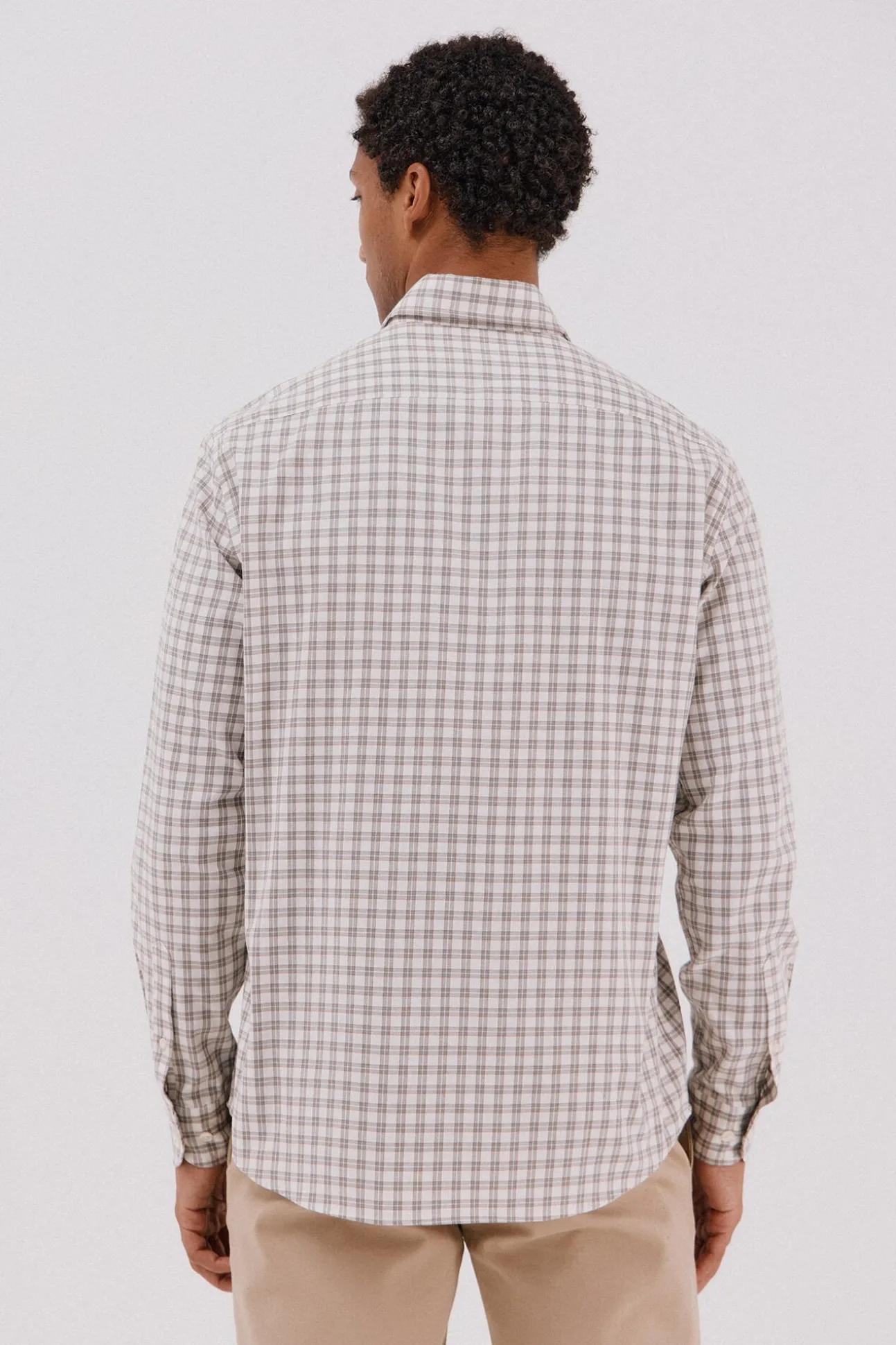 Camisa twill cuadros