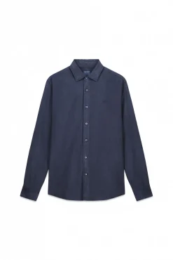 Camisa twill liso tencel algodón
