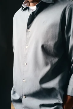 Camisa twill liso tencel algodón