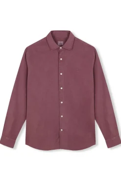 Camisa twill liso tencel algodón