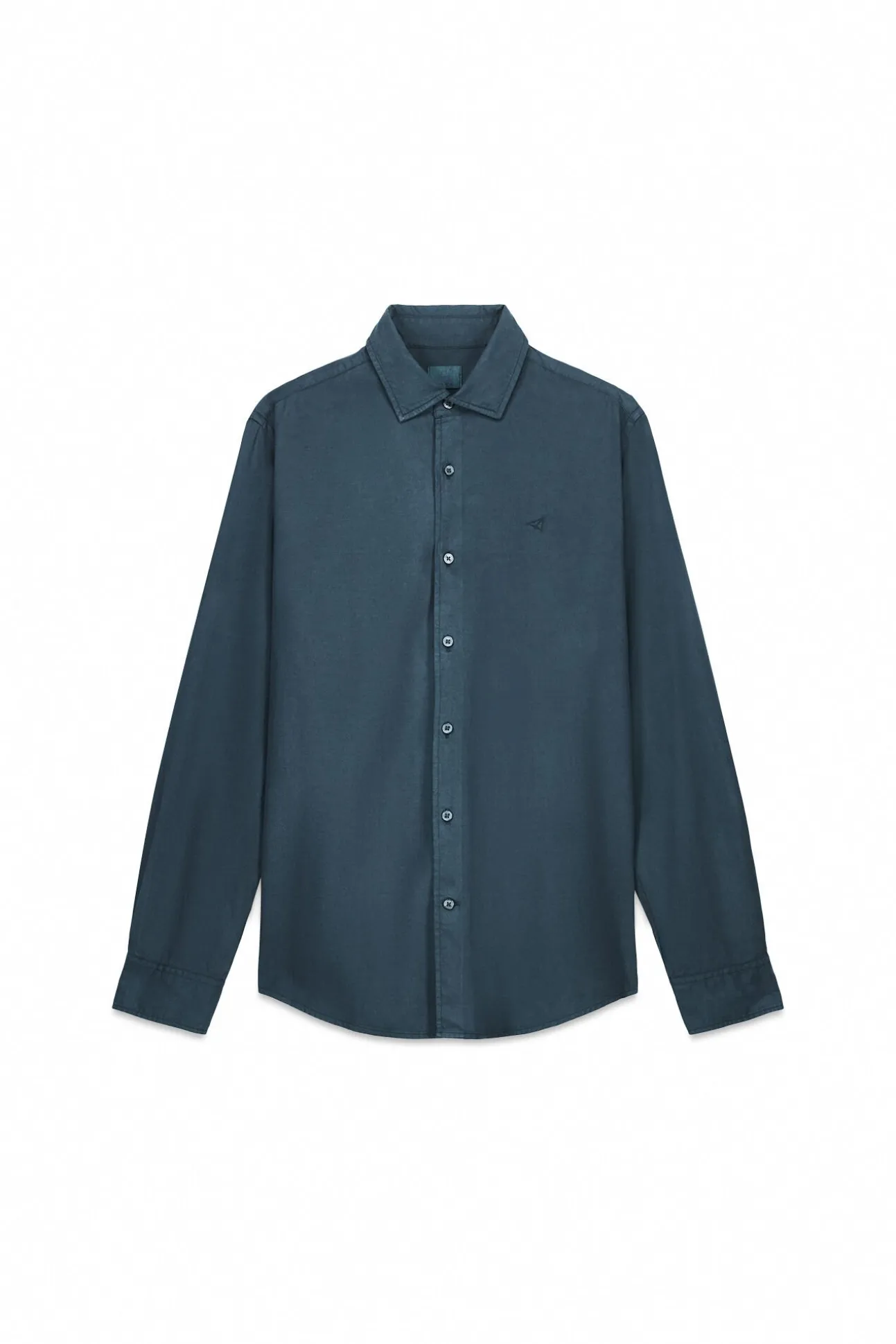 Camisa twill liso tencel algodón