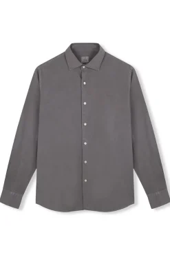 Camisa twill liso tencel algodón