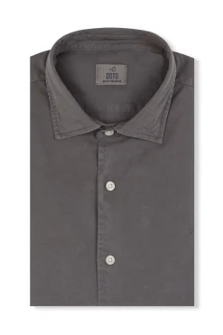 Camisa twill liso tencel algodón