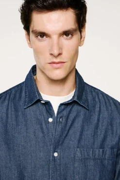 Camisa vaquera ligera 100% algodón orgánico.