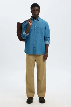 Camisa vaquera ligera 100% algodón orgánico.