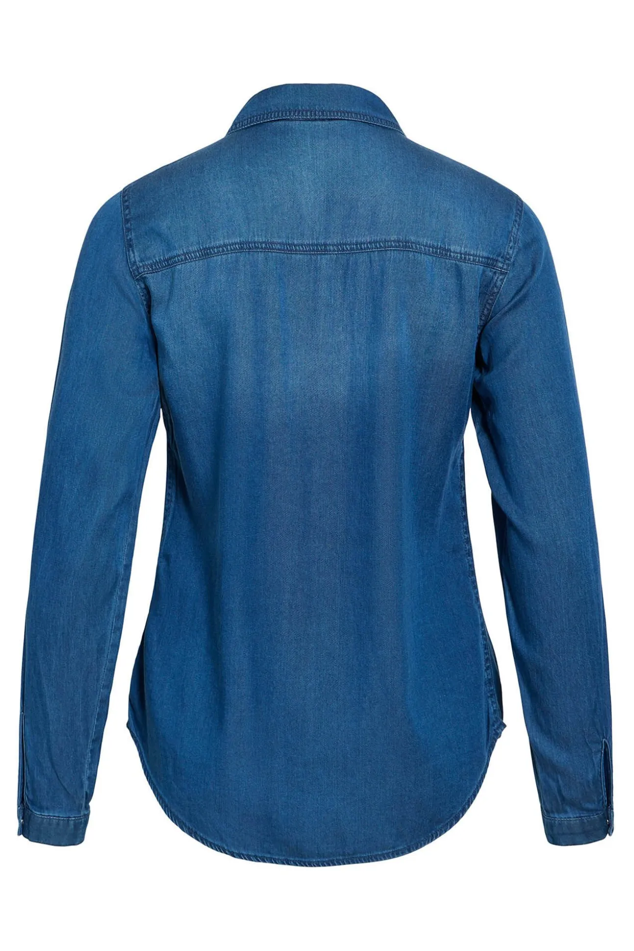 Camisa vaquera manga larga