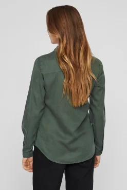 Camisa vaquera manga larga