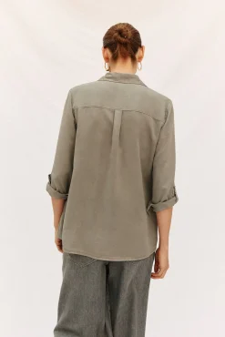 camisa vaquera tencel