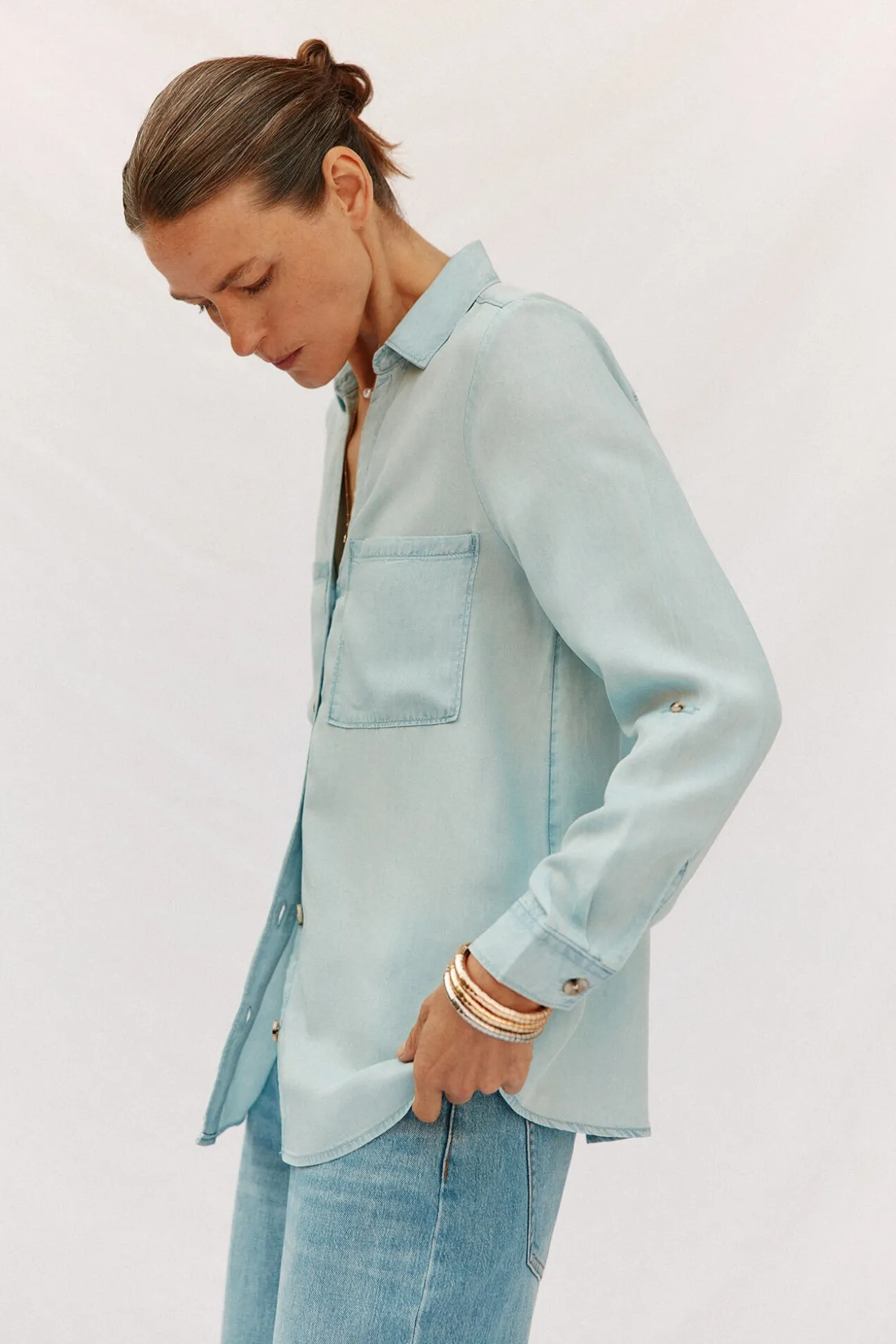 camisa vaquera tencel