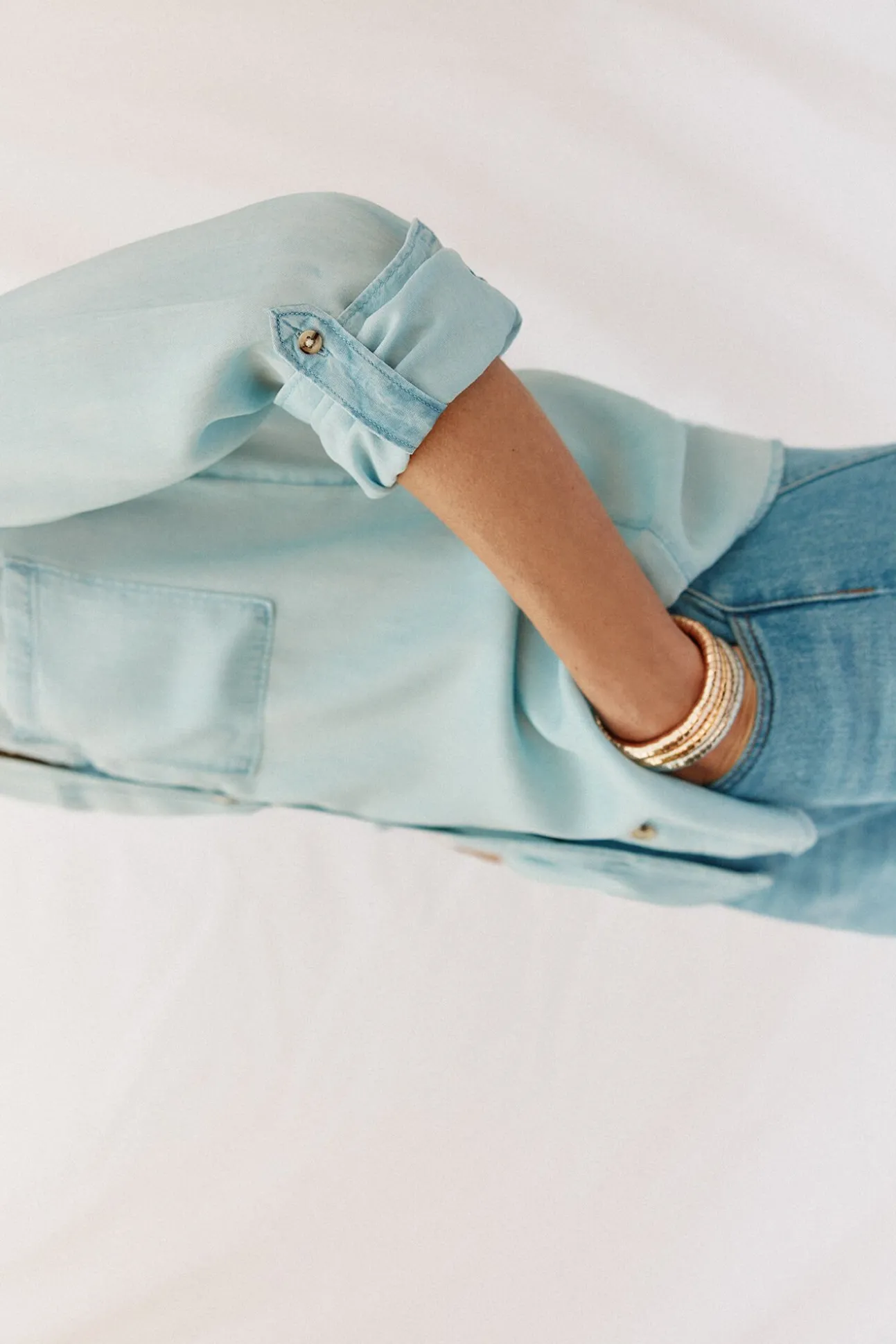 camisa vaquera tencel