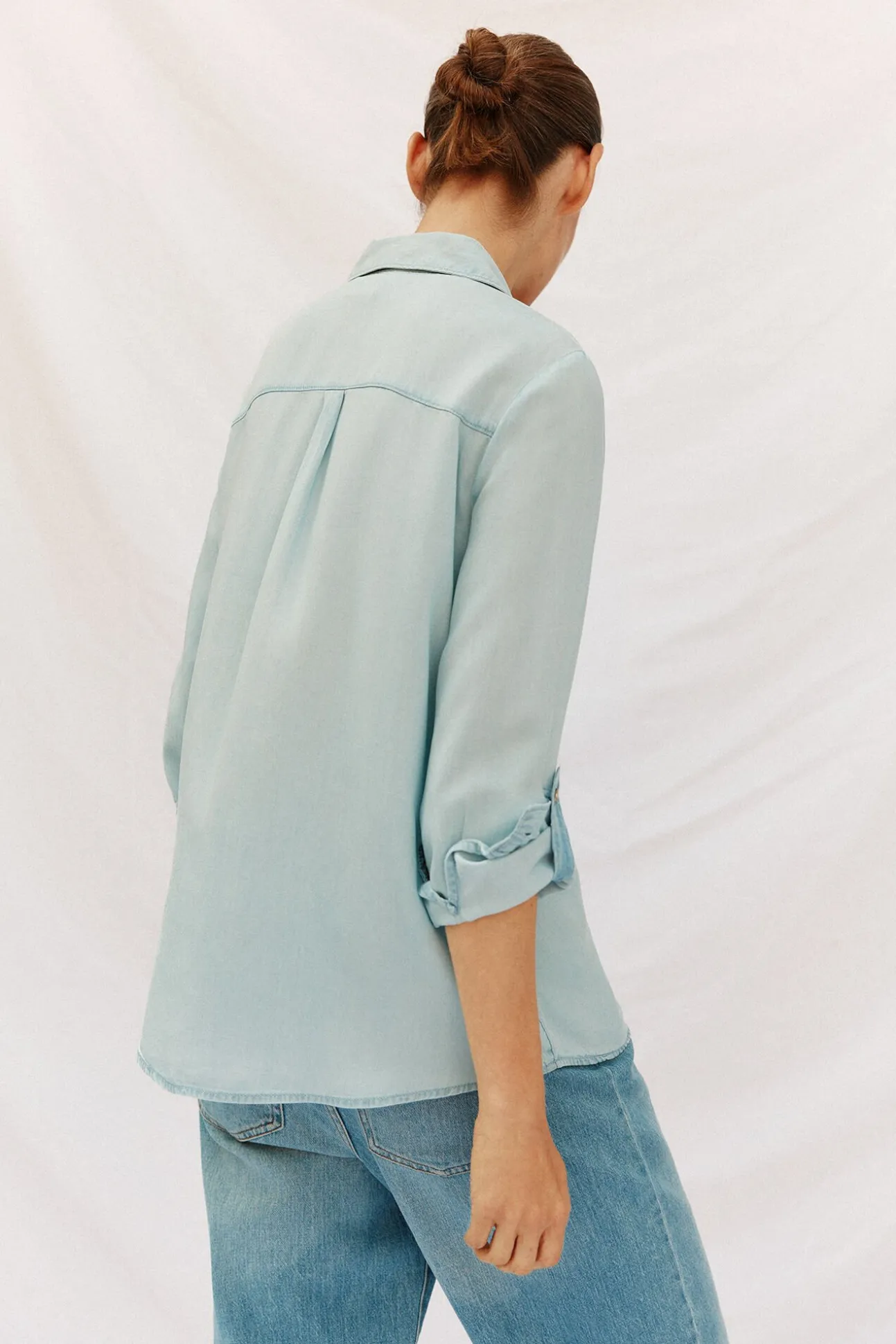 camisa vaquera tencel