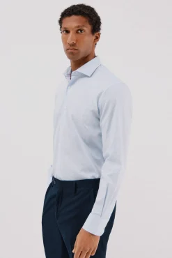 Camisa vestir cuadros fácil plancha