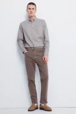 Camisa vestir estructura bicolor