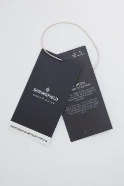 Camisa vestir estructura bicolor