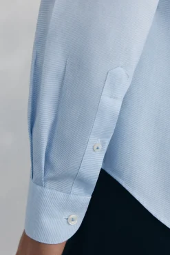 Camisa vestir estructura non iron + antimanchas slim fit