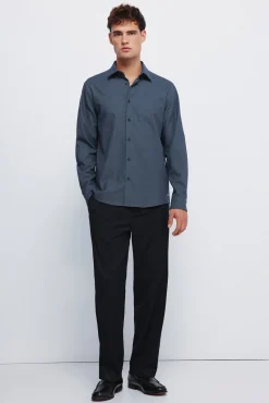 Camisa vestir estructura bicolor