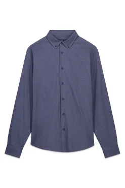 Camisa vestir estructura bicolor