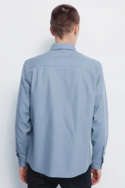 Camisa vestir estructura bicolor