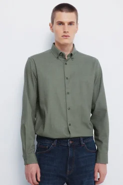 Camisa vestir estructura bicolor