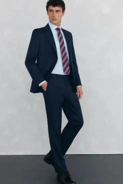 Camisa vestir lisa non iron + antimanchas