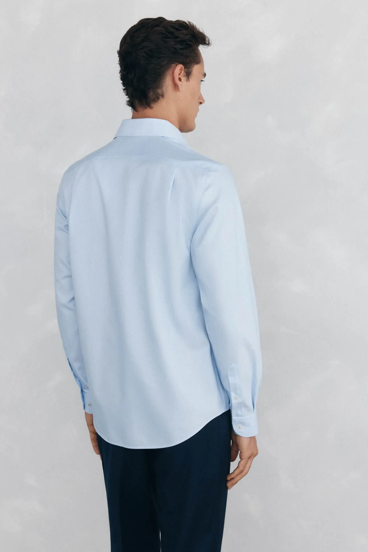 Camisa vestir non iron + antimanchas