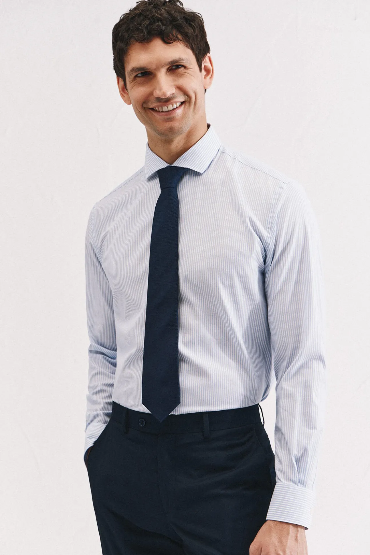 Camisa vestir otomán slim fit fácil plancha