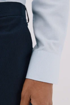 Camisa vestir pata de gallo algodón tencel