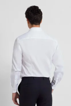 Camisa vestir puño simple easy iron