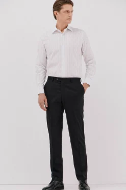 Camisa vestir rayas algodón tencel