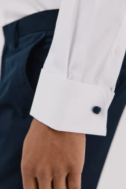 Camisa vestir rayas algodón tencel