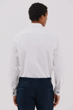 Camisa vestir rayas algodón tencel