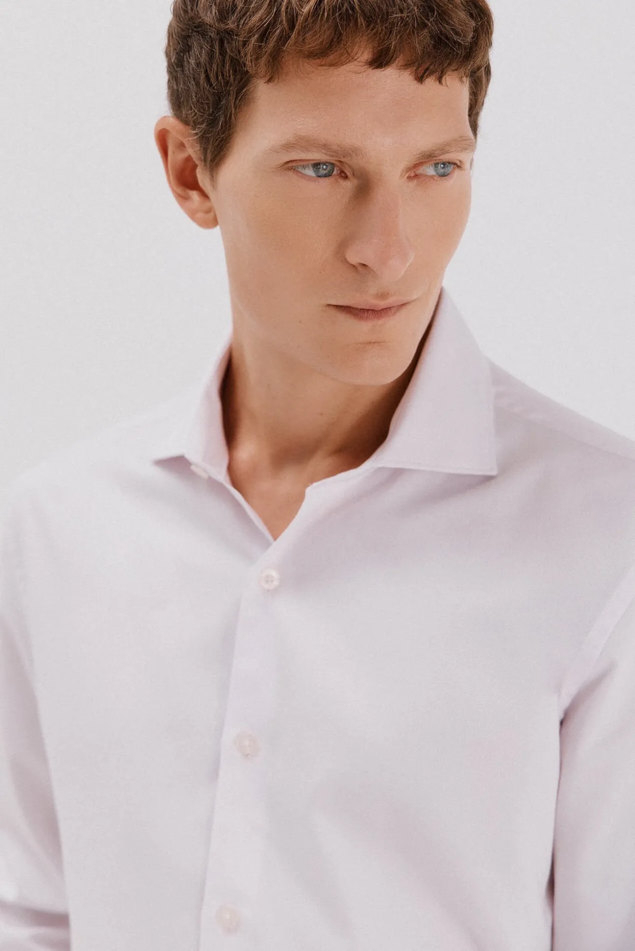 Camisa vestir rayas fácil plancha