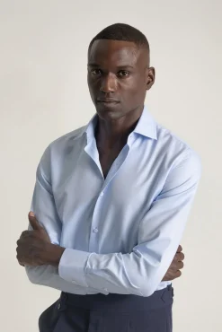 Camisa vestir regular fit twill