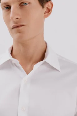 Camisa vestir twill fácil plancha