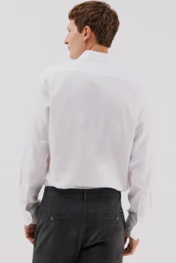 Camisa vestir twill fácil plancha