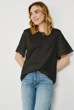 Camiseta algodón orgánico con calados