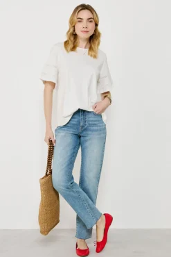 Camiseta algodón orgánico con calados