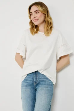 Camiseta algodón orgánico con calados